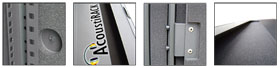 Acoustic server racks